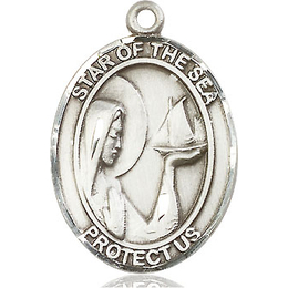 Our Lady Star of the Sea<br>Oval Patron Saint Series<br>Available in 3 Sizes