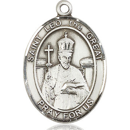 St Leo the Great<br>Oval Patron Saint Series<br>Available in 3 Sizes