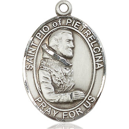 St Pio of Pietrelcina<br>Oval Patron Saint Series<br>Available in 3 Sizes