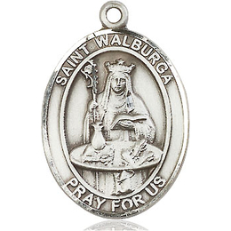 St Walburga<br>Oval Patron Saint Series<br>Available in 3 Sizes