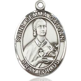 St Gemma Galgani<br>Oval Patron Saint Series<br>Available in 3 Sizes