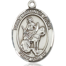 St Martin of Tours<br>Oval Patron Saint Series<br>Available in 3 Sizes