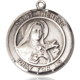 St Therese of Lisieux<br>Round Patron Saint Series<br>Available in 2 Sizes