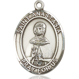 St Anastasia<br>Oval Patron Saint Series<br>Available in 3 Sizes