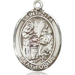 St Zita<br>Oval Patron Saint Series<br>Available in 3 Sizes