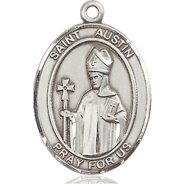 St Austin<br>Oval Patron Saint Series<br>Available in 3 Sizes