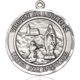 Virgen de Lourdes<br>Round Patron Saint Series
