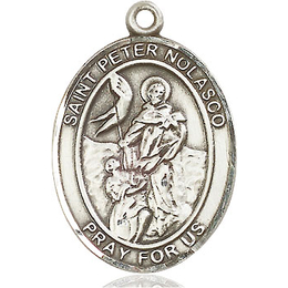 St Peter Nolasco<br>Oval Patron Saint Series<br>Available in 3 Sizes