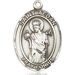 St Aedan of Ferns<br>Oval Patron Saint Series<br>Available in 3 Sizes