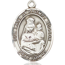 Our Lady of Prompt Succor<br>Oval Patron Saint Series<br>Available in 3 Sizes