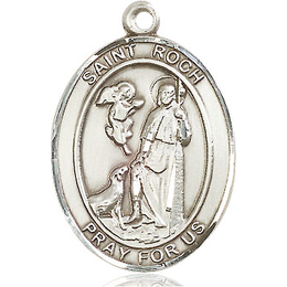 St Roch<br>Oval Patron Saint Series<br>Available in 3 Sizes