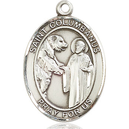 St Columbanus<br>Oval Patron Saint Series<br>Available in 3 Sizes