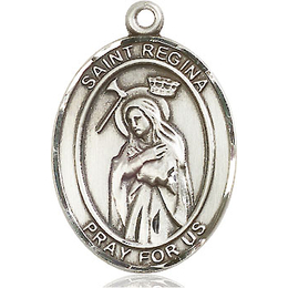 St Regina<br>Oval Patron Saint Series<br>Available in 3 Sizes