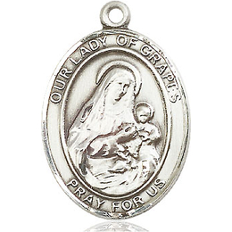 Our Lady of Grapes<br>Oval Patron Saint Series<br>Available in 3 Sizes