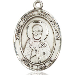 St John Chrysostom<br>Oval Patron Saint Series<br>Available in 3 Sizes