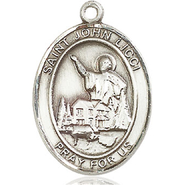 St John Licci<br>Oval Patron Saint Series<br>Available in 3 Sizes
