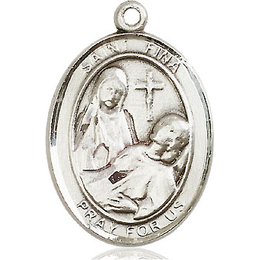 St Fina<br>Oval Patron Saint Series<br>Available in 3 Sizes