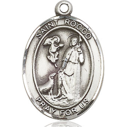 St Rocco<br>Oval Patron Saint Series<br>Available in 3 Sizes