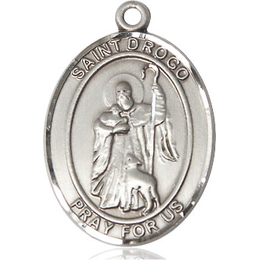St Drogo<br>Oval Patron Saint Series<br>Available in 3 Sizes