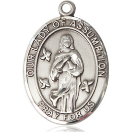 Our Lady of Assumption<br>Oval Patron Saint Series<br>Available in 3 Sizes