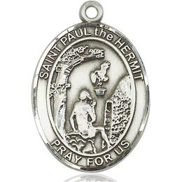 Paul the Hermit<br>Oval Patron Saint Series<br>Available in 2 Sizes