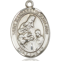 St Margaret of Scotland<br>Oval Patron Saint Series<br>Available in 2 Sizes
