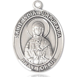St Lydia Purpuraria<br>Oval Patron Saint Series<br>Available in 2 Sizes