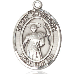 St Theodore Stratelates<br>Oval Patron Saint Series<br>Available in 2 Sizes
