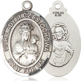 Our Lady of Czestochowa<br>Oval Patron Saint Series<br>Available in 3 Sizes