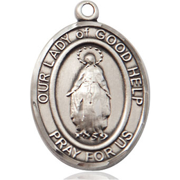 Our Lady Of Good Help<br>Oval Patron Saint Series<br>Available in 2 Sizes