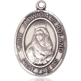 St Jadwiga of Poland<br>Oval Patron Saint Series<br>Available in 2 Sizes