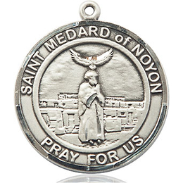 St. Medard of Noyon<br>Round Patron Saint Series<br>Available in 2 sizes