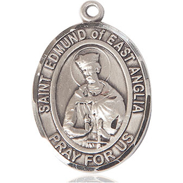 St Edmund Of East Anglia<br>Oval Patron Saint Series<br>Available in 2 Sizes