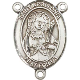 Saint Apollonia<br>8005CTR - 3/4 x 1/2<br>Rosary Center