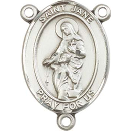 Saint Jane of Valois<br>8029CTR - 3/4 x 1/2<br>Rosary Center