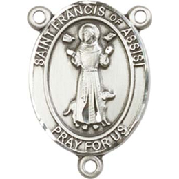 Saint Francis of Assisi<br>8036CTR - 3/4 x 1/2<br>Rosary Center