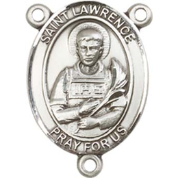 Saint Lawrence<br>8063CTR - 3/4 x 1/2<br>Rosary Center