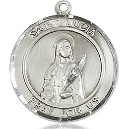 St Lucia of Syracuse<br>Round Patron Saint Series<br>Available in 2 Sizes