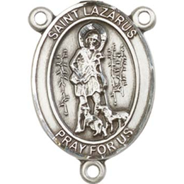 Saint Lazarus<br>8066CTR - 3/4 x 1/2<br>Rosary Center
