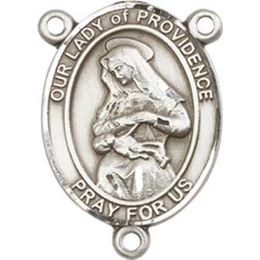 Our Lady of Providence<br>8087CTR - 3/4 x 1/2<br>Rosary Center