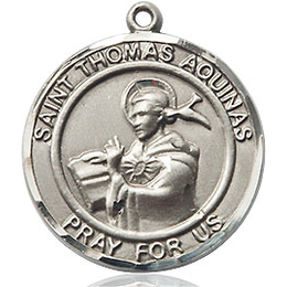 St Thomas Aquinas<br>Round Patron Saint Series<br>Available in 2 Sizes