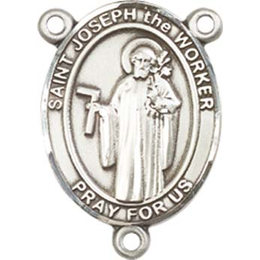 Saint Joseph the Worker<br>8220CTR - 3/4 x 1/2<br>Rosary Center