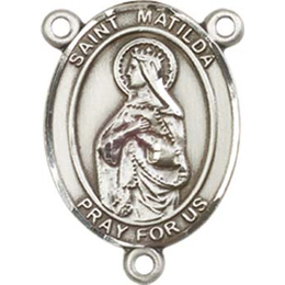 Saint Matilda<br>8239CTR - 3/4 x 1/2<br>Rosary Center