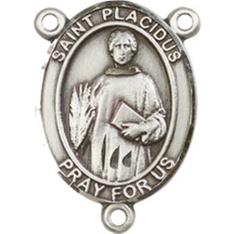 Saint Placidus<br>8240CTR - 3/4 x 1/2<br>Rosary Center