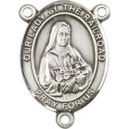 Our Lady of the Railroad<br>8247CTR - 3/4 x 1/2<br>Rosary Center
