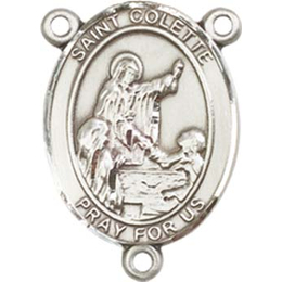 Saint Colette<br>8268CTR - 3/4 x 1/2<br>Rosary Center