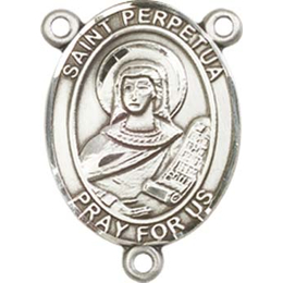 Saint Perpetua<br>8272CTR - 3/4 x 1/2<br>Rosary Center
