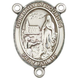 Our Lady of Lourdes<br>8288CTR - 3/4 x 1/2<br>Rosary Center