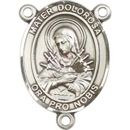 Mater Dolorosa<br>8290CTR - 3/4 x 1/2<br>Rosary Center