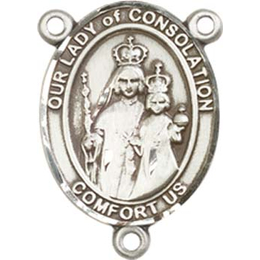 Our Lady of Consolation<br>8292CTR - 3/4 x 1/2<br>Rosary Center